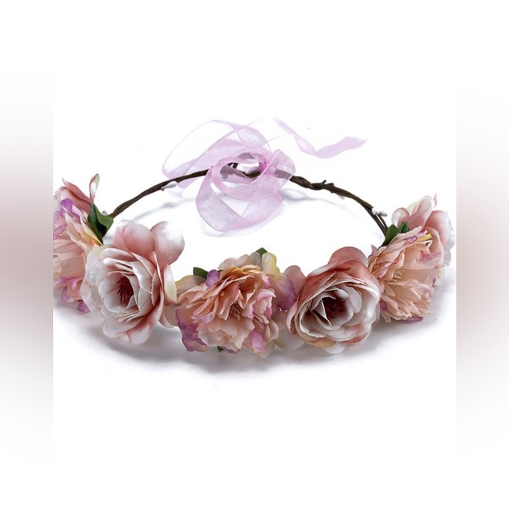 Pink Flower Crown